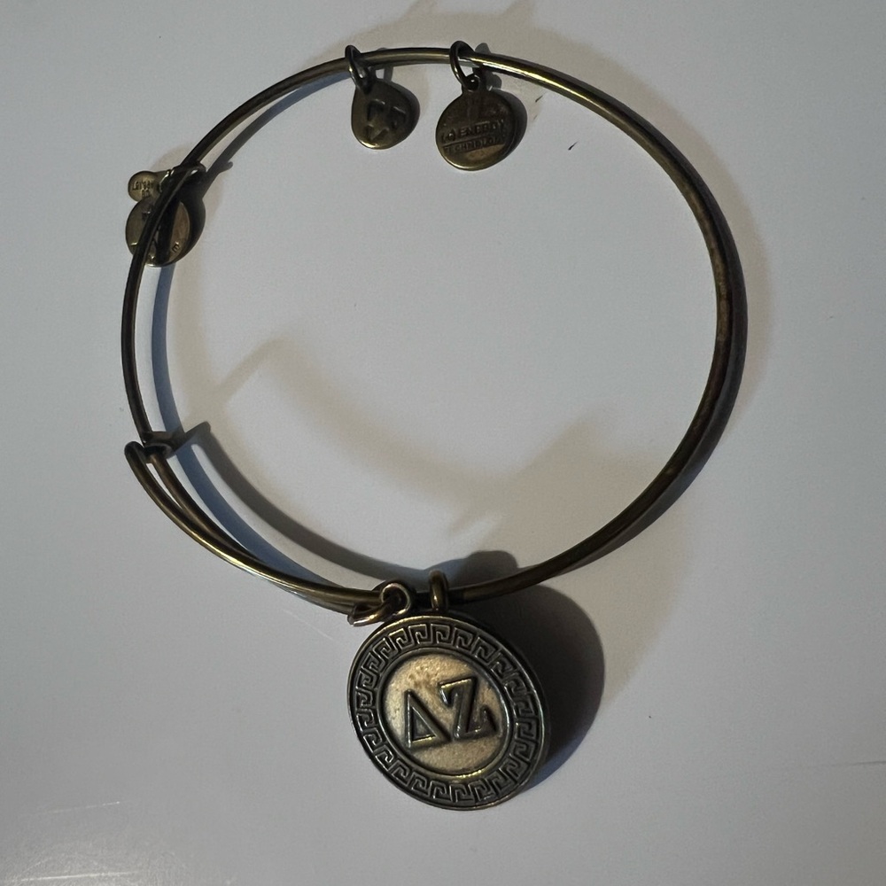 Alex and Ani Antique Gold Charm Bracelet